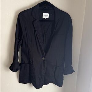 Weekend Max Mara Black Single-Button Relaxed Blazer